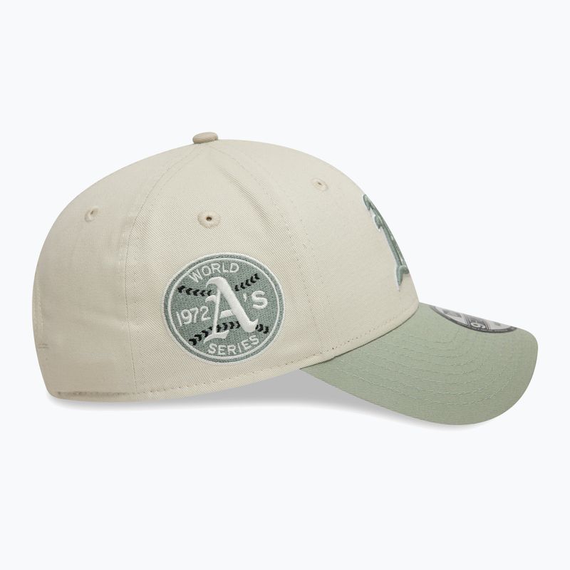 Kšiltovka  New Era WS Patch 9Forty Oakland Athletics light beige 4