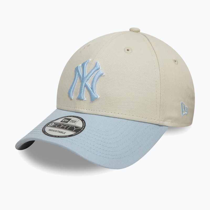Kšiltovka  New Era WS Patch 9Forty New York Yankees light beige 3