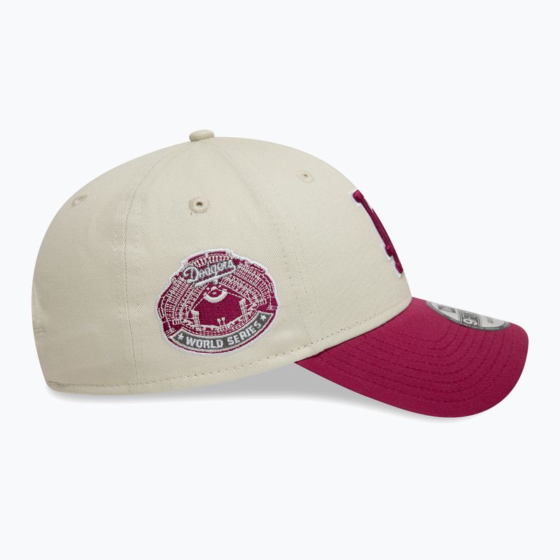 Kšiltovka  New Era WS Patch 9Forty Los Angeles Dodgers light beige 4