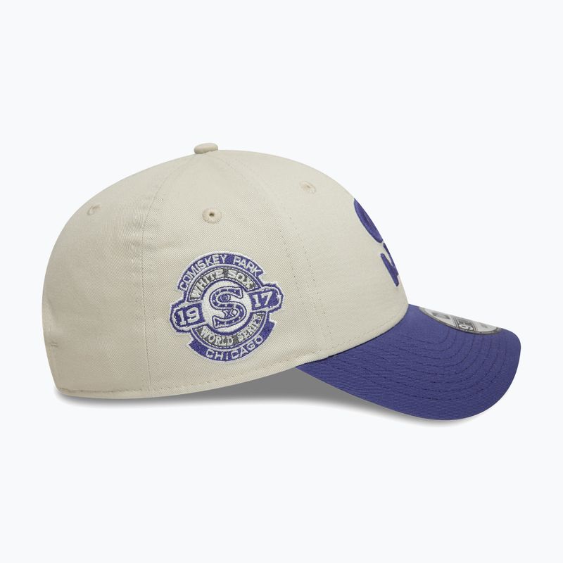 Kšiltovka  New Era WS Patch 9Forty Chicago White Sox light beige 5