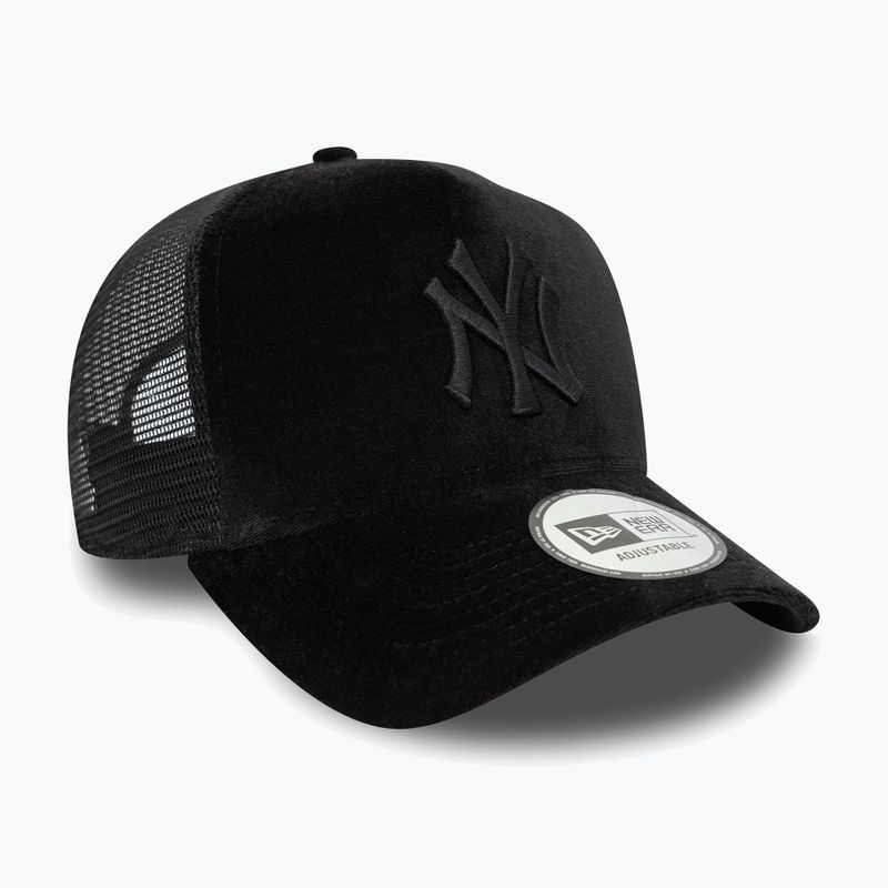 Kšiltovka  New Era Diamante Velour Trucker New York Yankees black