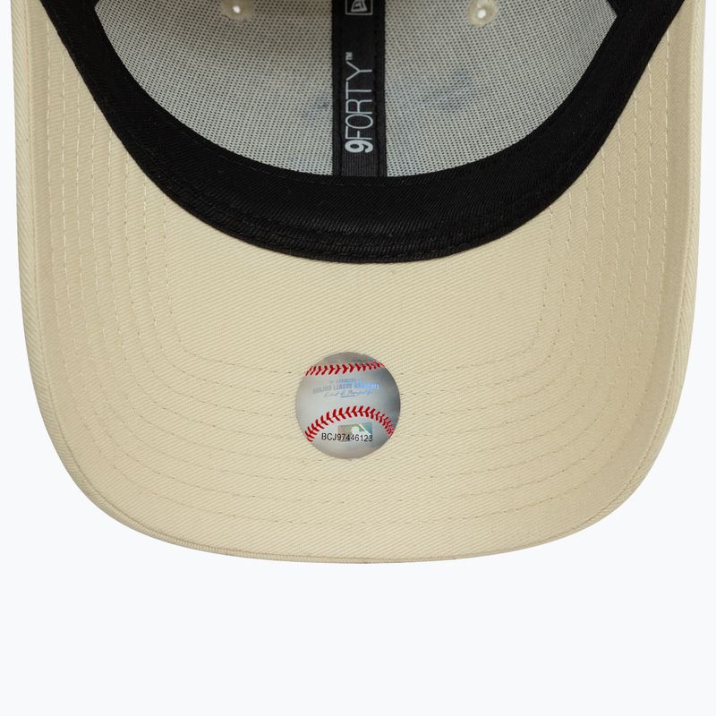 Kšiltovka New Era Icon 9Forty Los Angeles Dodgers light beige 5