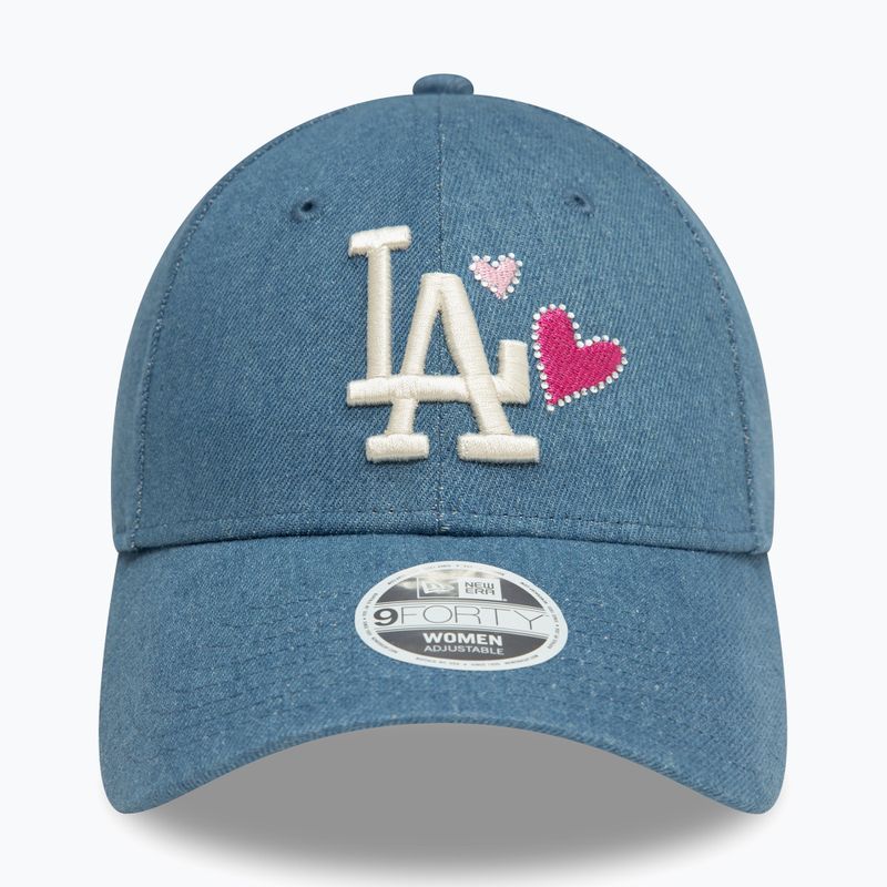 Czapka z daszkiem damska New Era Denim Icon 9Forty Los Angeles Dodgers navy 2