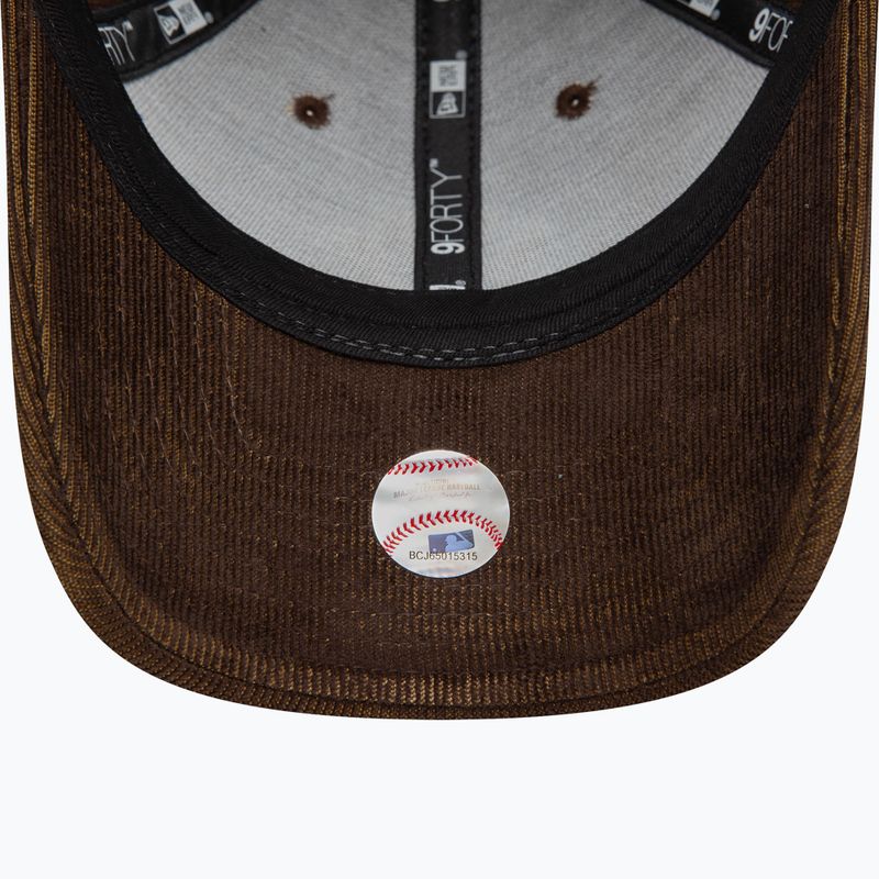 Kšiltovka  New Era Two Tone Cord 9Forty New York Yankees dark brown 5