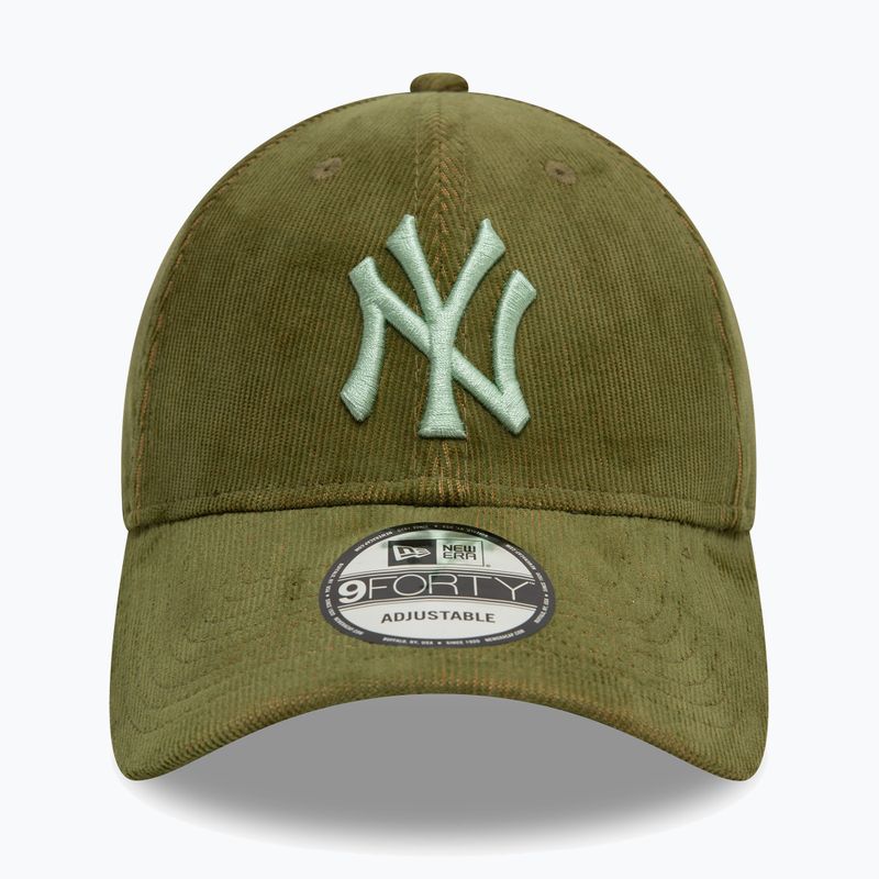 Kšiltovka  New Era Two Tone Cord 9Forty New York Yankees dark green 2