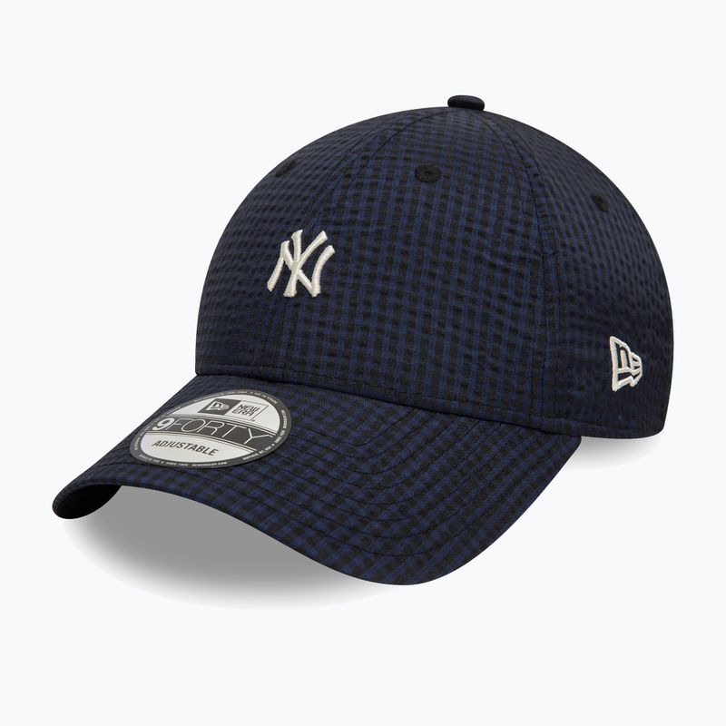 Kšiltovka  New Era Seersucker 9Forty New York Yankees navy 3