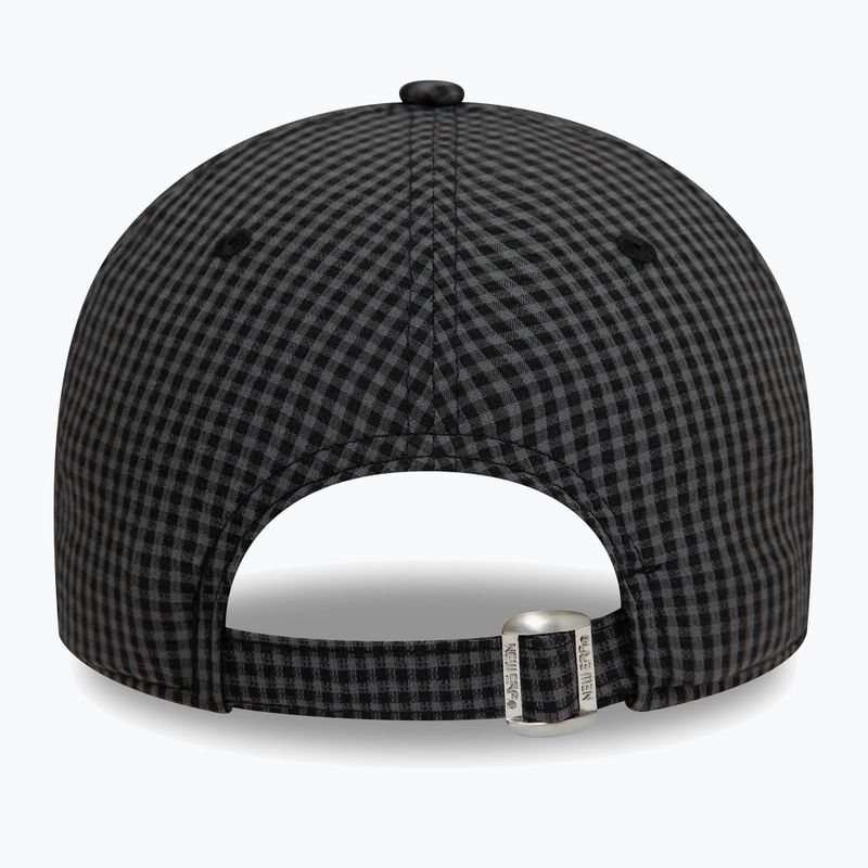 Kšiltovka  New Era Seersucker 9Forty Los Angeles Dodgers black 4