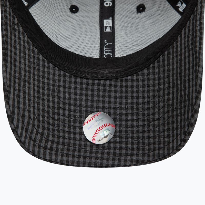 Kšiltovka  New Era Seersucker 9Forty Los Angeles Dodgers black 5