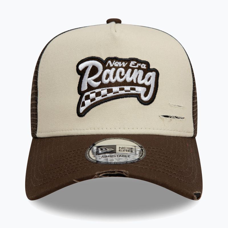 Kšiltovka New Era NE Motorsport Trucker light beige 2