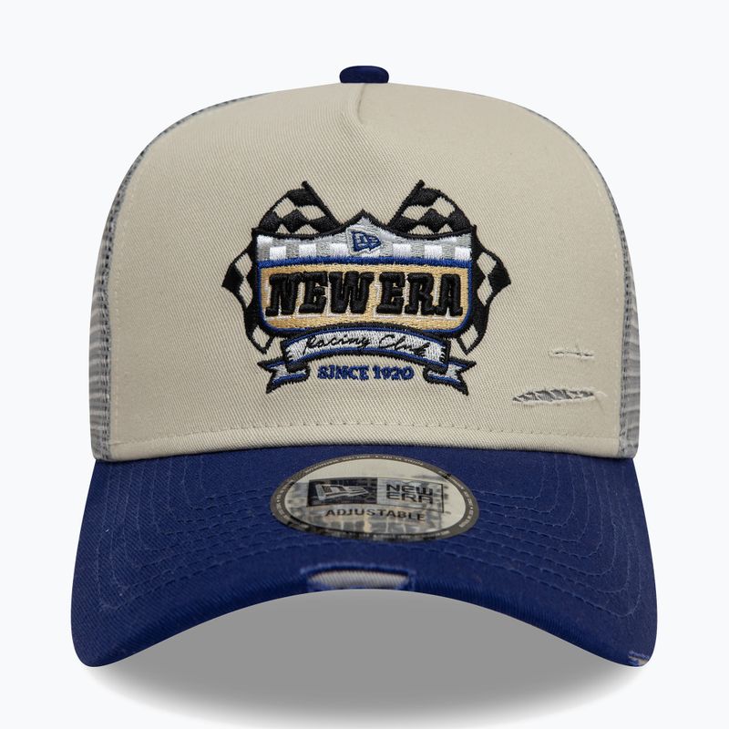 Kšiltovka New Era NE Motorsport Trucker light beige 2