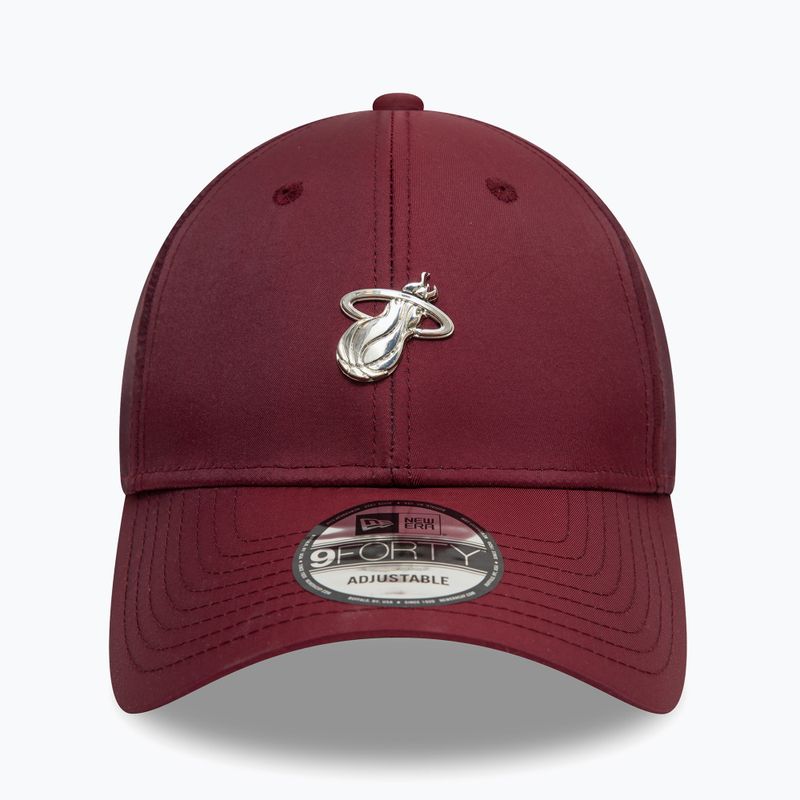 Kšiltovka  New Era NBA Tech 9Forty Maiami Heat dark red 2