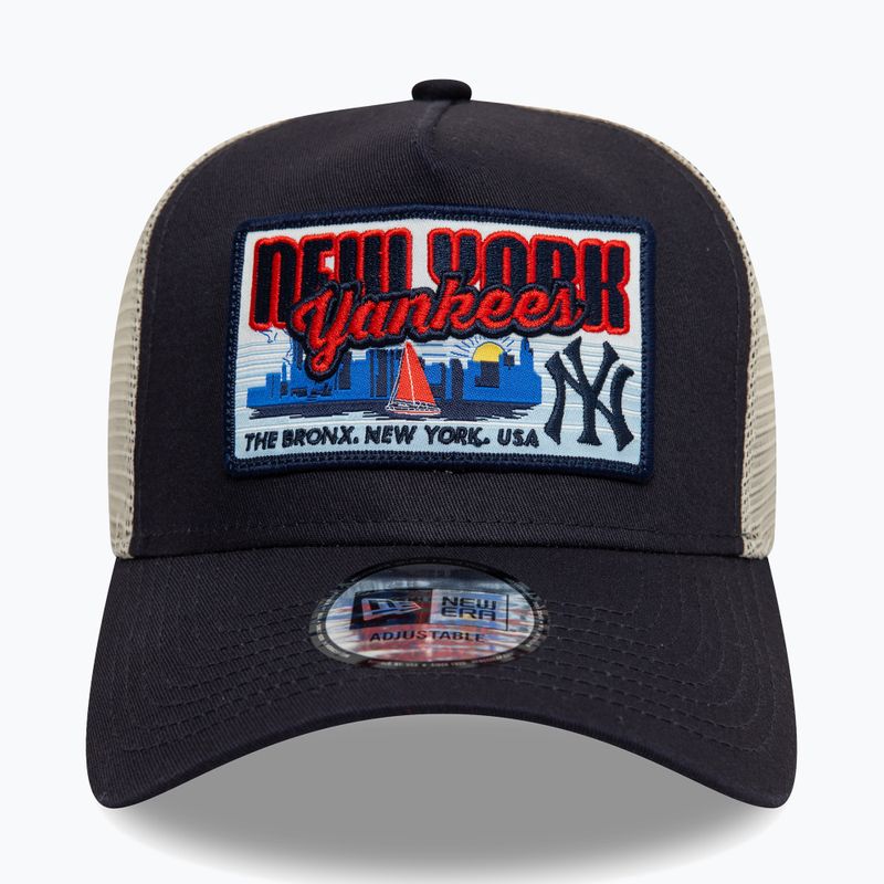 Kšiltovka  New Era MLB Patch Trucker New York Yankees navy 2