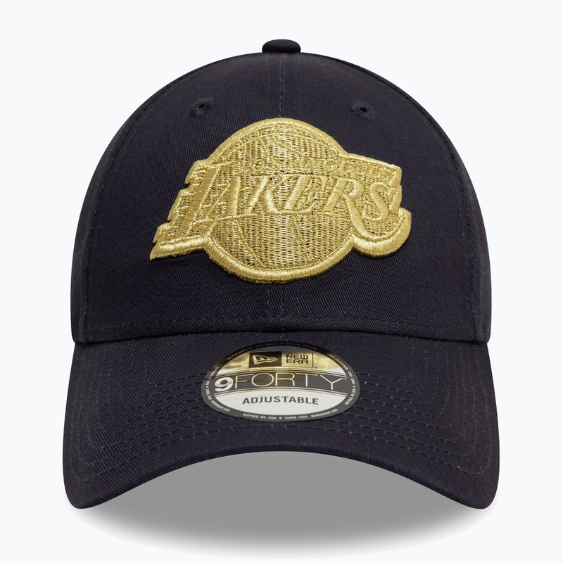 Kšiltovka  New Era Metallic 9Forty Los Angeles Lakers navy 2