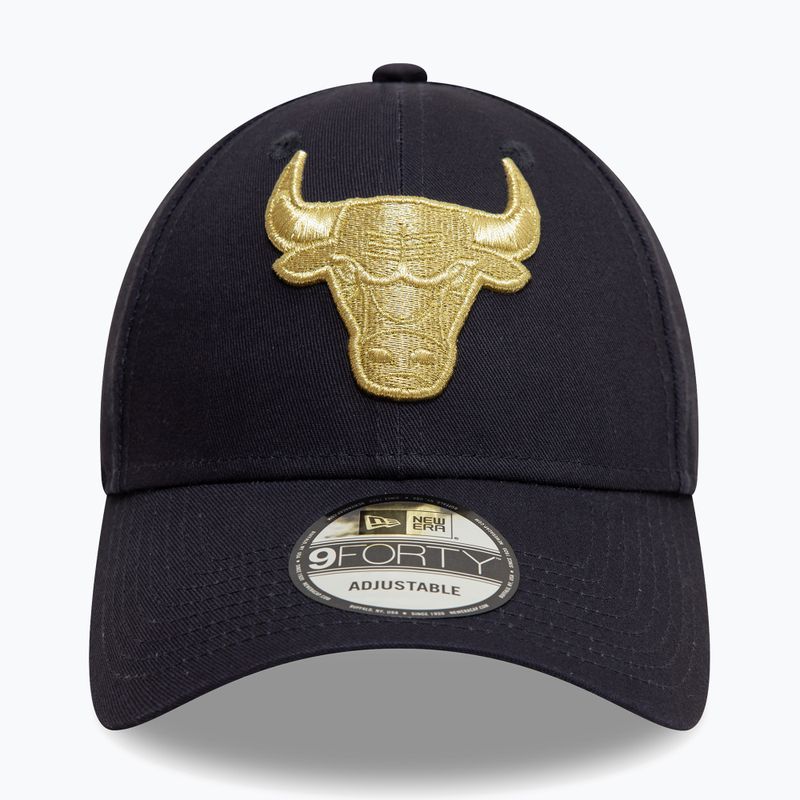 Kšiltovka New Era Metallic 9Forty Bulls navy 2