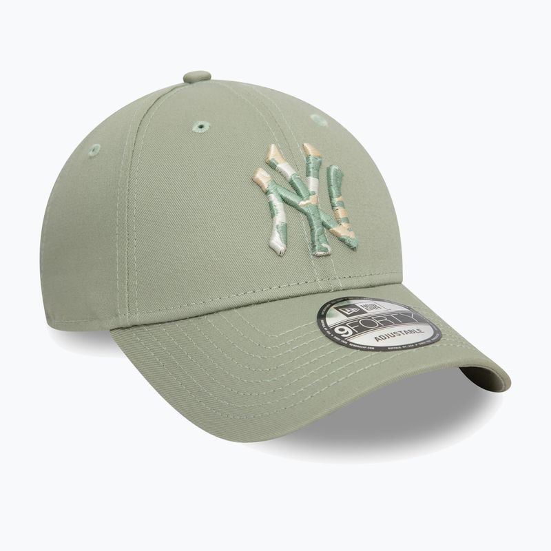 Kšiltovka  New Era Camo Infill 9Forty New York Yankees green pastel
