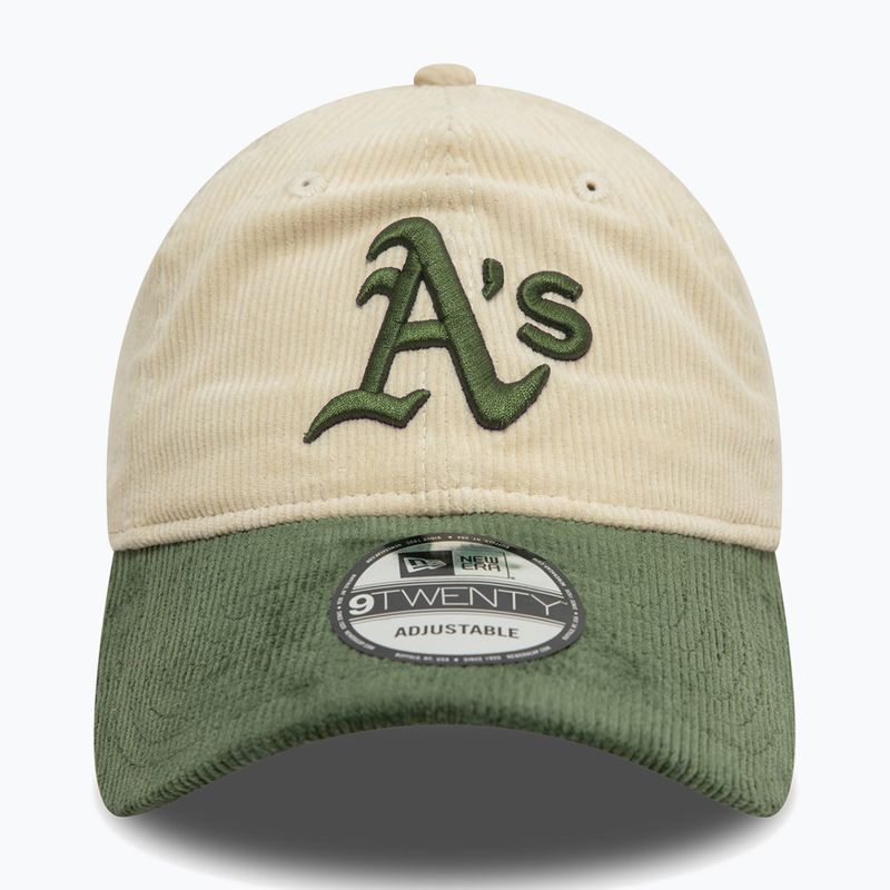 Kšiltovka  New Era Block Cord 9Twenty Oakland Athletics light beige 2