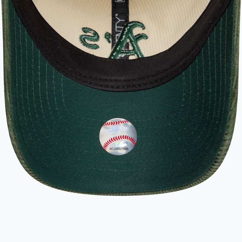 Kšiltovka  New Era Block Cord 9Twenty Oakland Athletics light beige 5