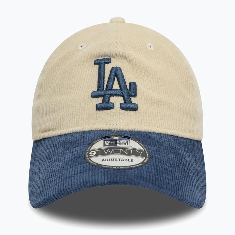 Kšiltovka  New Era Block Cord 9Twenty Los Angeles Dodgers light beige 3