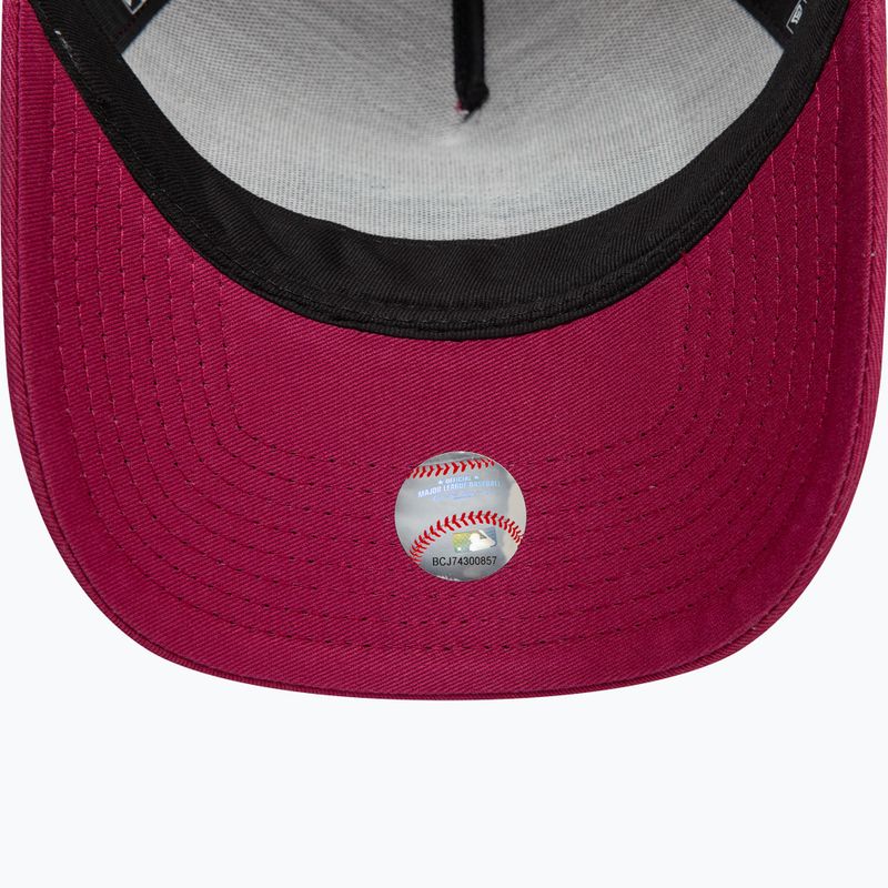 Kšiltovka  New Era MLB Patch Trucker Los Angeles Dodgers dark red 5