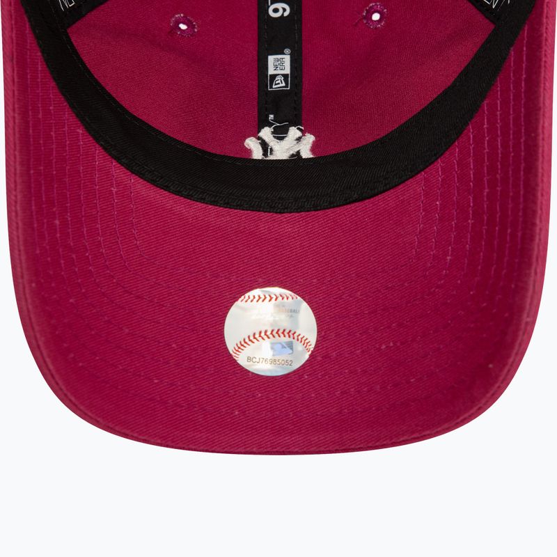Kšiltovka New Era Mini Washed 9Twenty New York Yankees dark red 5