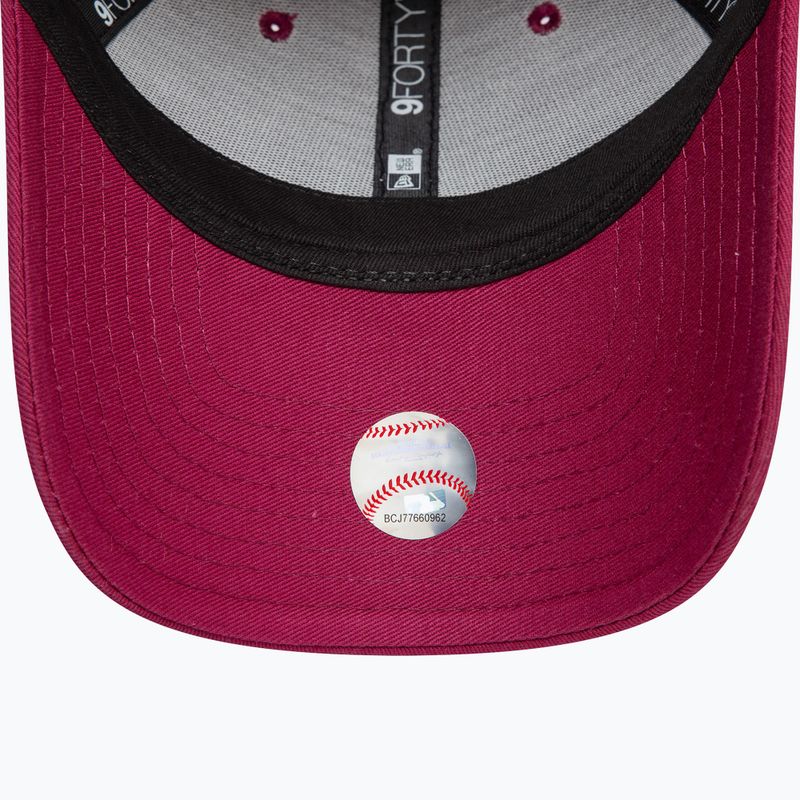 Kšiltovka  New Era Metallic Logo 9Forty Los Angeles Dodgers dark red 5