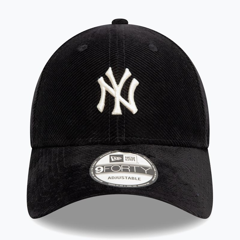 Kšiltovka  New Era Cord 9Forty New York Yankees black 2