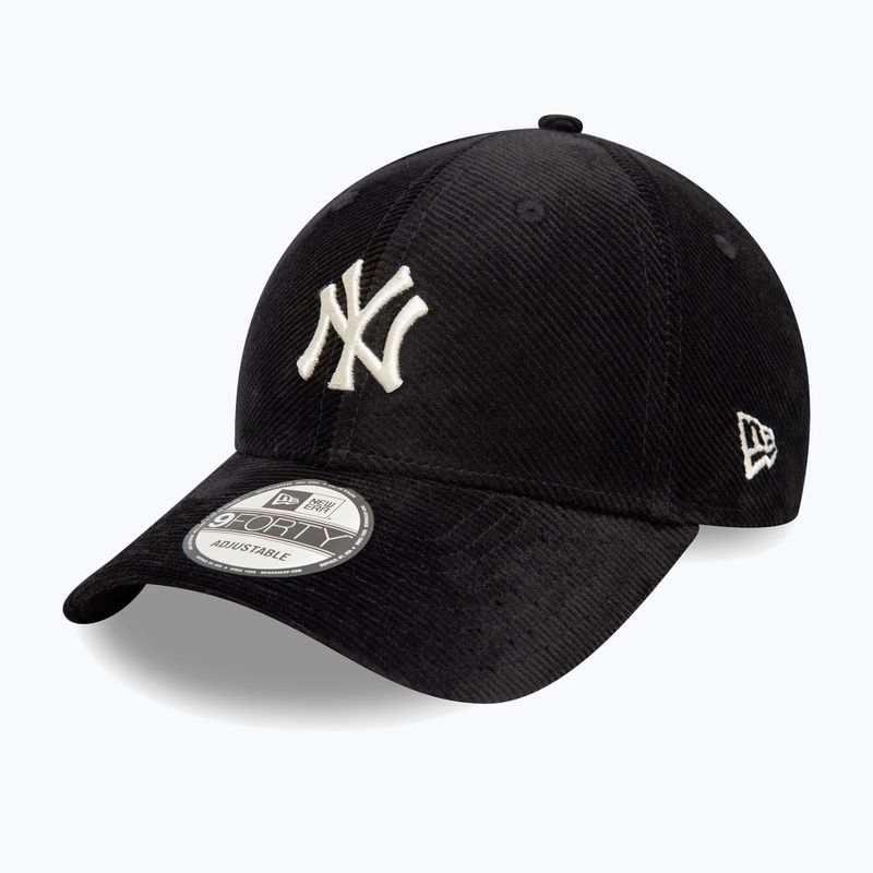Kšiltovka  New Era Cord 9Forty New York Yankees black 3