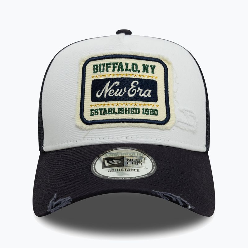 Kšiltovka  New Era NE Patch Distressed Trucker white 2