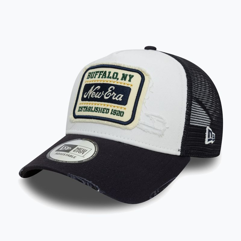 Kšiltovka  New Era NE Patch Distressed Trucker white 3