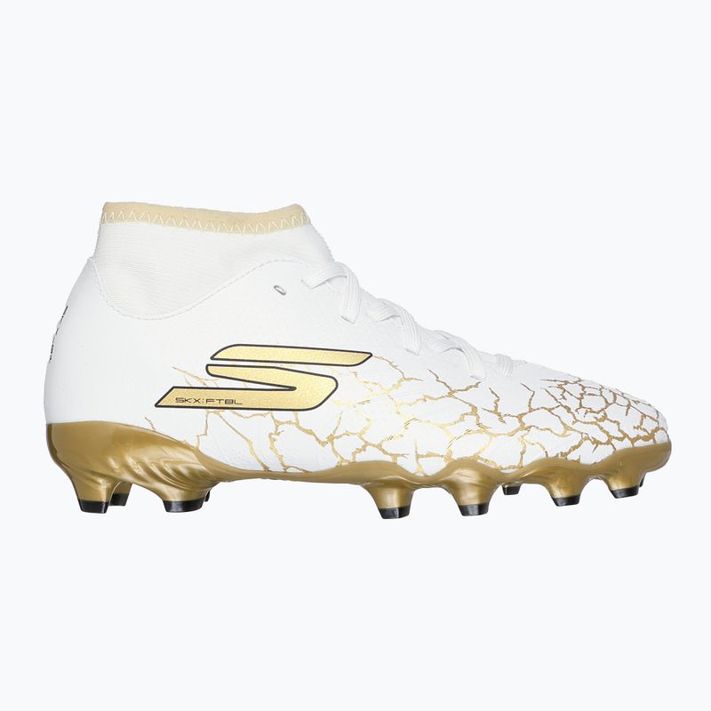 Dětské kopačky  SKECHERS Skx_1.5 High Td Jr FG white/gold 9