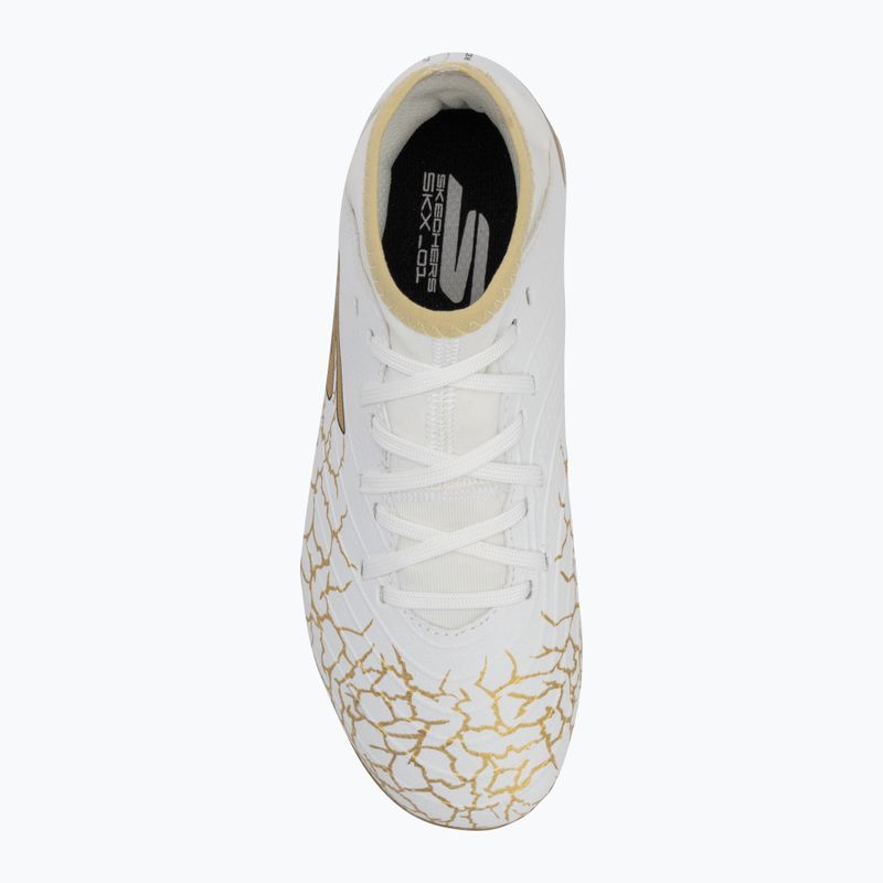Dětské kopačky  SKECHERS Skx_1.5 High Td Jr FG white/gold 5