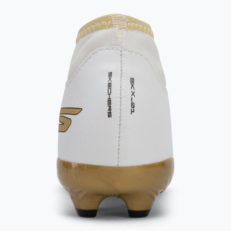 Dětské kopačky  SKECHERS Skx_1.5 High Td Jr FG white/gold 6