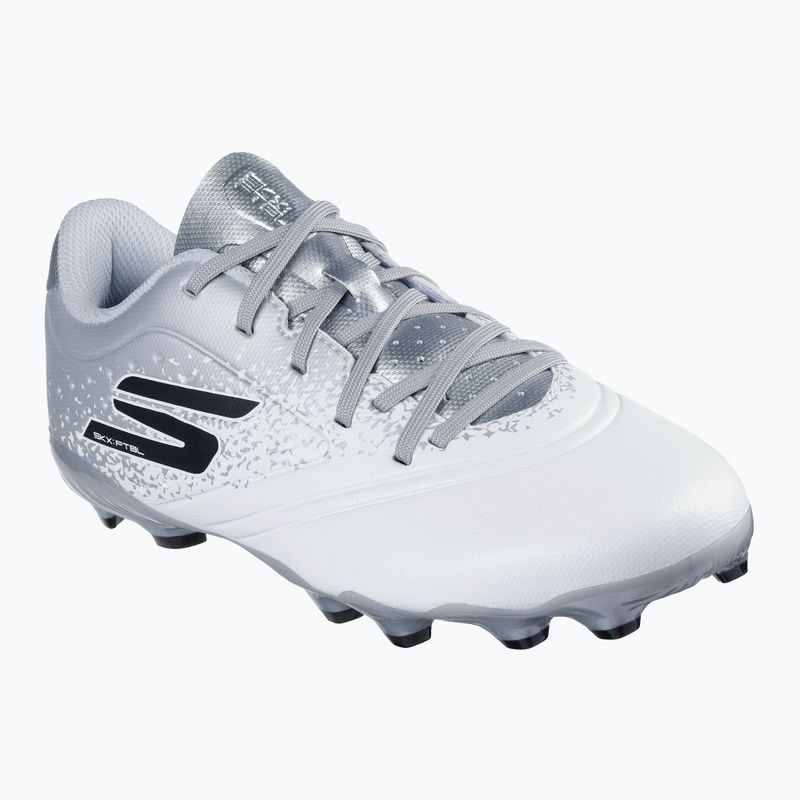 Dětské kopačky  SKECHERS Razor 1.5 Youth Jr FG white/silver 8