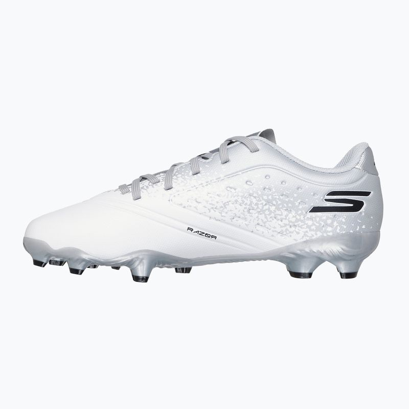 Dětské kopačky  SKECHERS Razor 1.5 Youth Jr FG white/silver 10