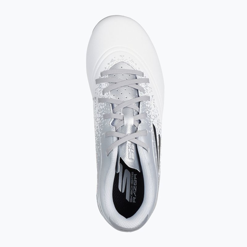 Dětské kopačky  SKECHERS Razor 1.5 Youth Jr FG white/silver 11