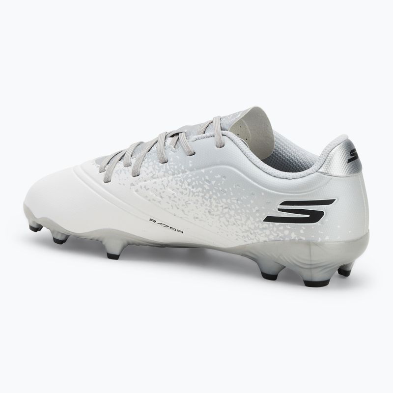 Dětské kopačky  SKECHERS Razor 1.5 Youth Jr FG white/silver 3