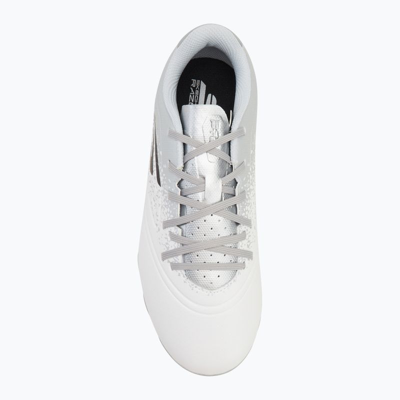 Dětské kopačky  SKECHERS Razor 1.5 Youth Jr FG white/silver 5