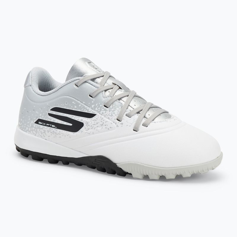 Dětské kopačky SKECHERS Razor 1.5 Td Jr TF white/silver