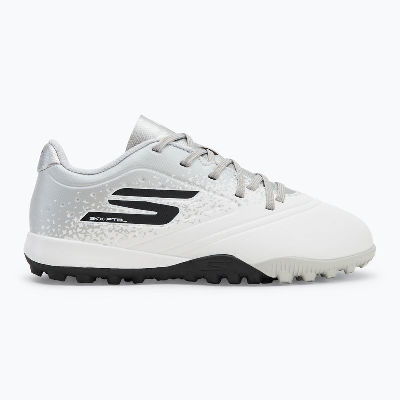 Dětské kopačky SKECHERS Razor 1.5 Td Jr TF white/silver 2