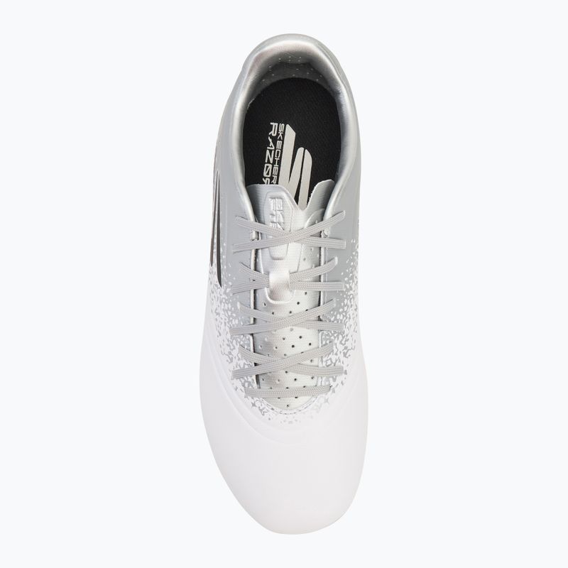 Pánské kopačky  SKECHERS Razor 1.5 Academy FG white/silver 5