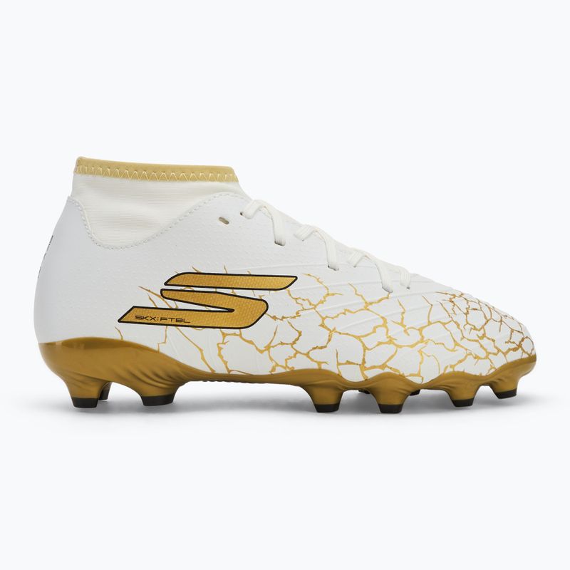 Dětské kopačky  SKECHERS Skx 1.5 Youth High Jr FG white/gold 2