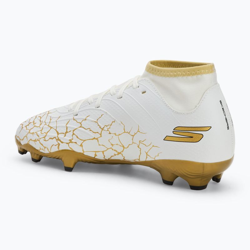 Dětské kopačky  SKECHERS Skx 1.5 Youth High Jr FG white/gold 3