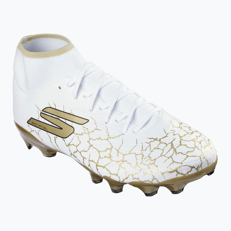 Pánské kopačky  SKECHERS Razor 1.5 Academy FG white/gold 8