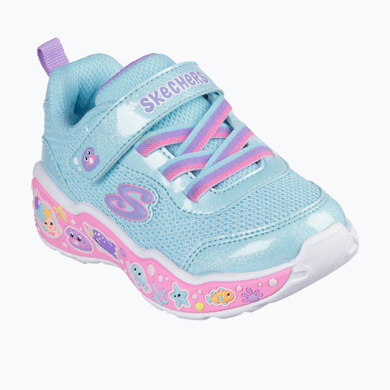 Dětské boty SKECHERS Play Scene Fun Squad turquoise