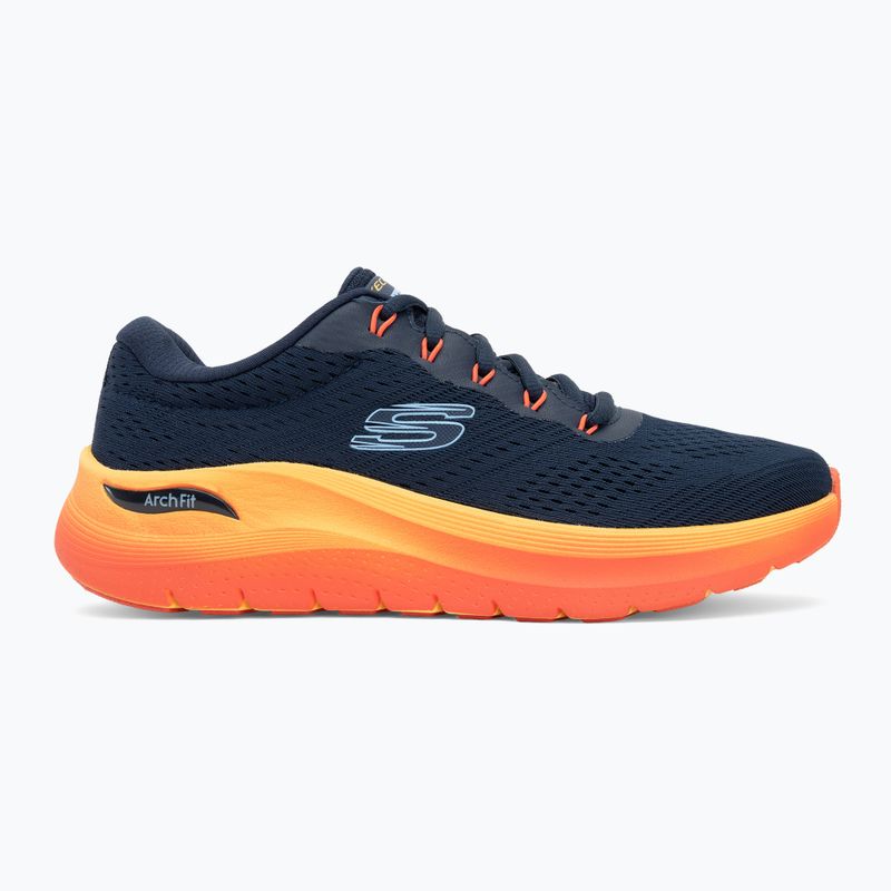 Pánské boty SKECHERS Arch Fit 2.0 navy leather/multi trim 2