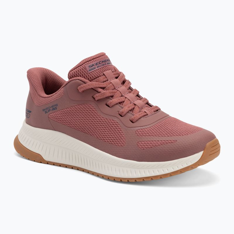 Dámské boty SKECHERS Bobs Squad 4 Staple Look rose