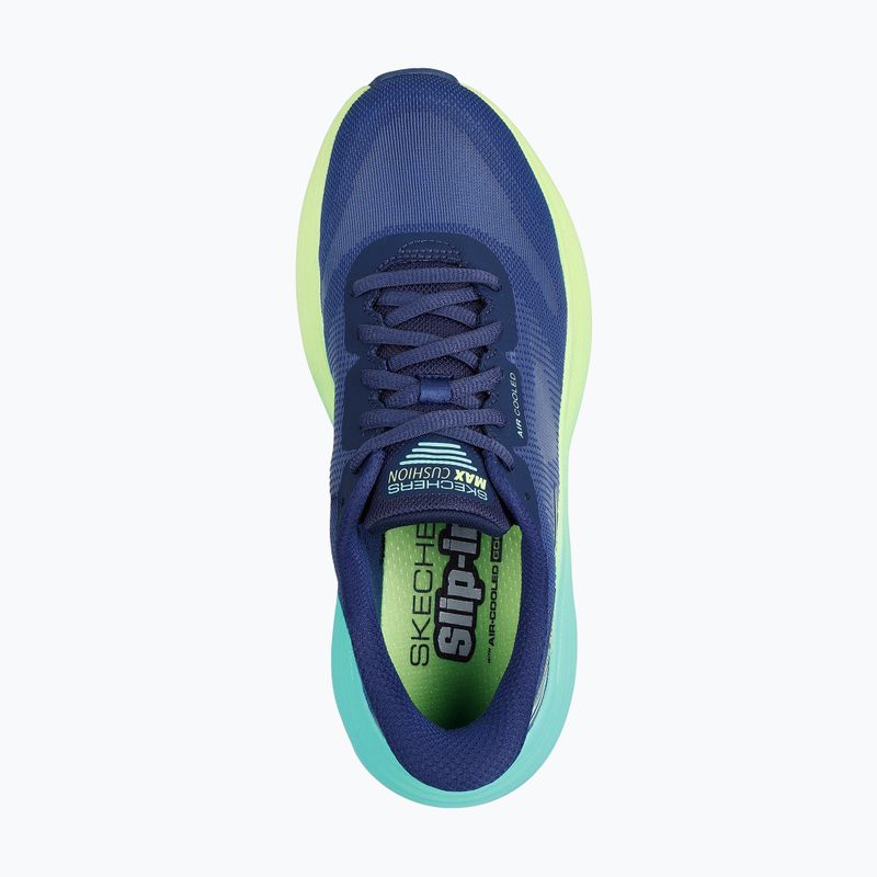 Dámské běžecké boty SKECHERS Max Cushioning Endeavour Hallandale navy/lime 5