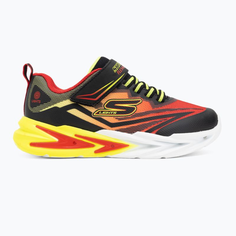 Dětské boty SKECHERS Flex-Glow Ultra black/red 2