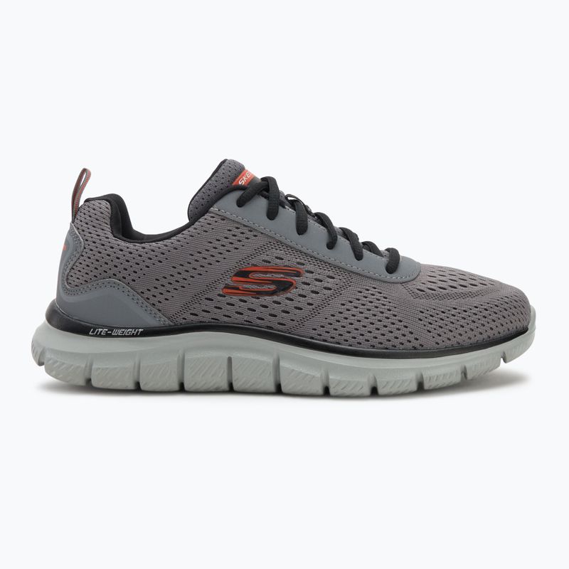 Pánské boty Skechers Track Leshur charcoal/orange 2