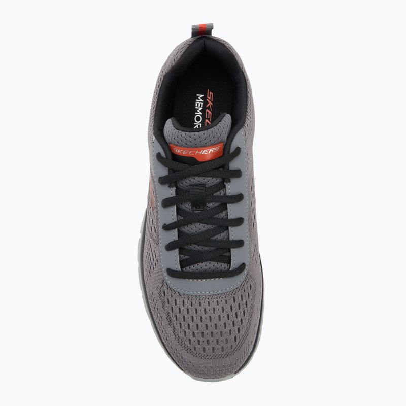 Pánské boty Skechers Track Leshur charcoal/orange 5